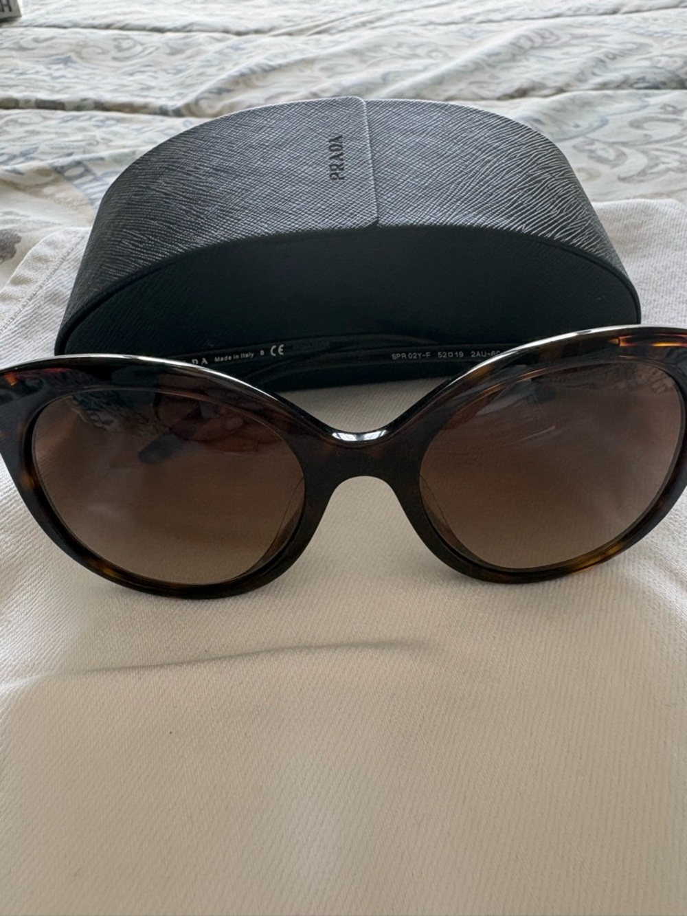 Prada Women’s Tortoiseshell Sunglasses - Brown Gradient Lenses